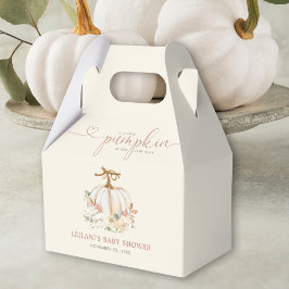 リトルカボチャ秋の赤ちゃんシャワー フェイバーボックス