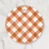 リトルカボチャ秋フローラニュートラルベビーシャワー フェイバータグ (裏面)