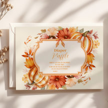 リトルカボチャ秋フローラベビーおむつラッフル