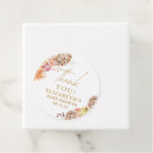 リトルカボチャ秋フローラベビーシャワー フェイバータグ (インサイチュ)