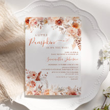 リトルカボチャ秋フローラベビーシャワー