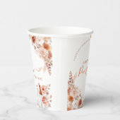 リトルカボチャ秋フローラベビーシャワー 紙コップ (右)