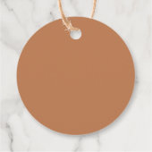 リトルカボチャ秋ベビーシャワーありがとう フェイバータグ (裏面)