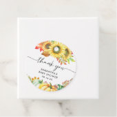 リトルカボチャ秋ベビーシャワーありがとう フェイバータグ (インサイチュ)