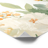 リトルカボチャ秋ベビーシャワーウェルカムサイン ポスター (角)