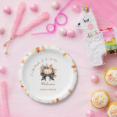 リトルカボチャ秋ベビーシャワーフローラ&プレイド ペーパープレート (パーティー)