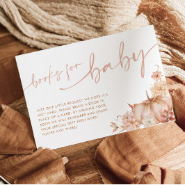 リトルカボチャ秋ベビーシャワーベビーカード 招待状