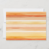 リトルカボチャ秋ベビーシャワー写真 サンキューカード (裏面)