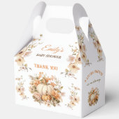 リトルカボチャ秋ベビーシャワー大切妻 フェイバーボックス (正面)