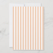 リトルカボチャ秋ベビーシャワー招待状 招待状 (裏面)