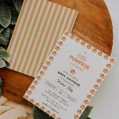 リトルカボチャ秋ベビーシャワー招待状 招待状