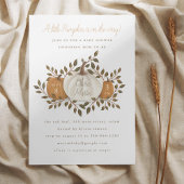 リトルカボチャ秋ベビーシャワー招待状 招待状