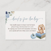 リトルカボチャ秋ボーイベビーシャワーブズベビー エンクロージャーカード (正面)