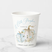 リトルカボチャ秋ボーイベビーシャワー 紙コップ (正面)