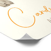 リトルカボチャ秋服ガールカードとギフト ポスター (角)