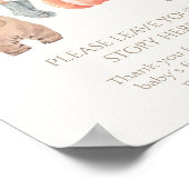 リトルカボチャ秋服ボーイブーブックベビー ポスター (角)