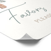 リトルカボチャ秋服ボーイベビーシャワー賛成 ポスター (角)