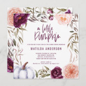 リトルカボチャ秋水カラーフローラベビーシャワー (正面/裏面)