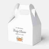 リトルカボチャ秋男女兼用ベビーシャワー フェイバーボックス (正面サイド)