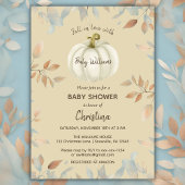 リトルカボチャ秋男女兼用ベビーシャワー 招待状