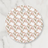 リトルカボチャ秋秋の赤ちゃんシャワーありがとう フェイバータグ (裏面)