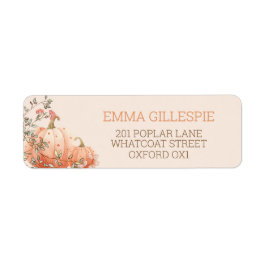 リトルカボチャ秋秋の赤ちゃんシャワーアドレス ラベル