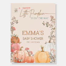 リトルカボチャ秋秋の赤ちゃんシャワー歓迎Sig