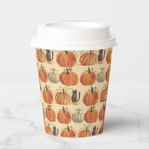 リトルカボチャ秋秋キャットベビーシャワー 紙コップ