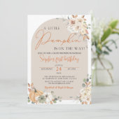 リトルカボチャ秋秋フローラ1st誕生日 招待状 (スタンド正面)