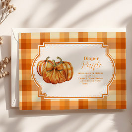 リトルカボチャ秋秋ベビーおむつラッフル エンクロージャーカード