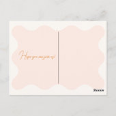 リトルカボチャ秋秋ベビーシャワー招待状 ポストカード (裏面)