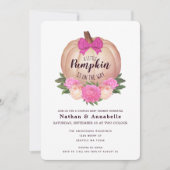リトルカボチャ秋秋ベビーシャワー招待状 招待状 (正面)