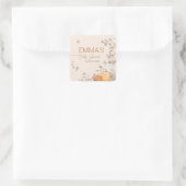 リトルカボチャ秋秋ベビーシャワー スクエアシール (バッグ)