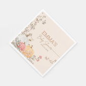 リトルカボチャ秋秋ベビーシャワー スタンダードランチョンナプキン (角)