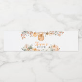 リトルカボチャ秋秋ベビーシャワー ペットボトルラベル (シングルラベル)