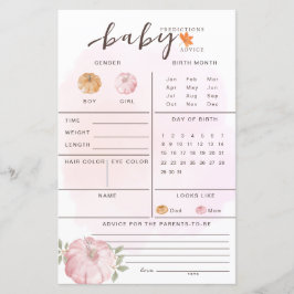 リトルカボチャ秋秋ベビー予測ゲーム