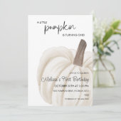 リトルカボチャ秋秋誕生会 招待状 (スタンド正面)