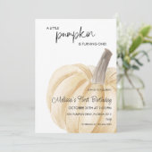 リトルカボチャ秋秋誕生会 招待状 (スタンド正面)