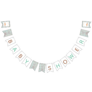リトルカボチャ秋素朴ベビーシャワー バンティングフラッグ