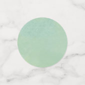 リトルカボチャ秋緑の葉ベビーシャワー コンフェッティ (スモール正面)