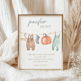 リトルカボチャ秋衣服少年おしゃぶり狩り ポスター