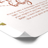 リトルカボチャ秋言わないベビーポスター ポスター (角)