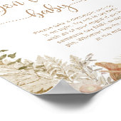 リトルカボチャ秋言わないベビーポスター ポスター (角)