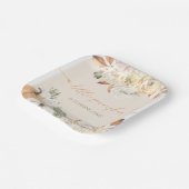 リトルカボチャ秋誕生日 ペーパープレート (傾斜あり)