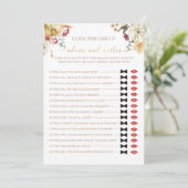 リトルカボチャ秋誰が赤ちゃんシャワーのゲームと言った 招待状 (スタンド正面)