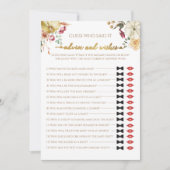 リトルカボチャ秋誰が赤ちゃんシャワーのゲームと言った 招待状 (正面)