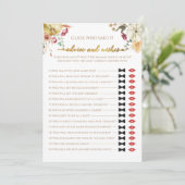 リトルカボチャ秋誰が赤ちゃんシャワーのゲームと言った 招待状 (スタンド正面)