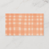 リトルカボチャ秋赤ちゃんシャワーブックリクエスト エンクロージャーカード (裏面)