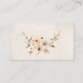 リトルカボチャ秋赤ちゃんシャワーベビー本 エンクロージャーカード (裏面)