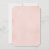 リトルカボチャ秋赤面ピンクフローラ緑 招待状 (裏面)